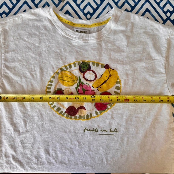 Anthropologie Celandine x Agathe Marty Graphic Platter Tee - Picture 5 of 7